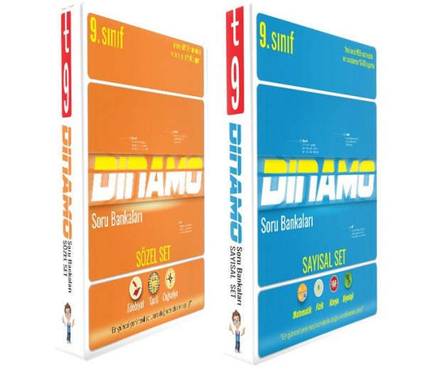 9. Sınıf Dinamo TÜM DERSLER Sözel + Sayısal Soru Bankası Seti - Tonguç Akademi