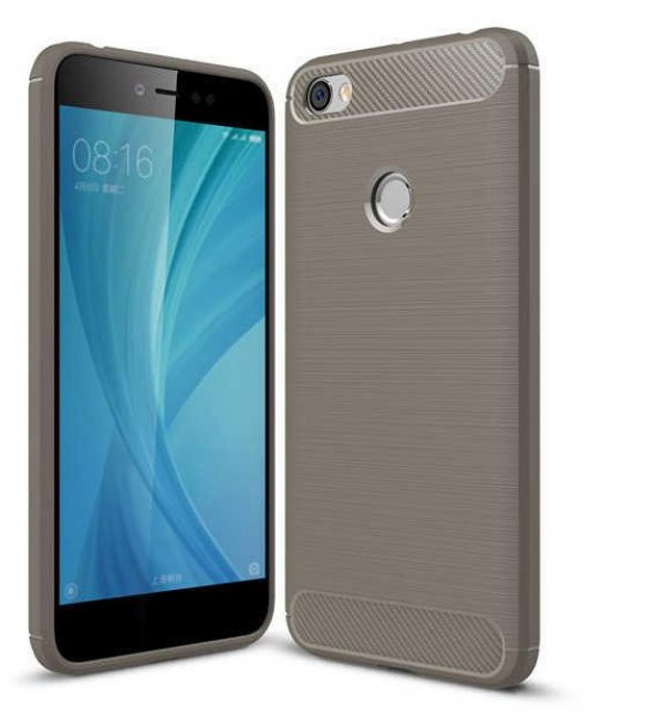 Xiaomi Redmi Note 5A Prime Kılıf Karbon Silikon Kapak + Nano Cam - 9