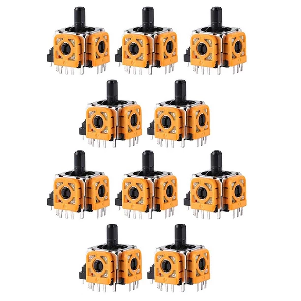 10 Adet PS4 Analog Motor 001 011 020 030 040 050 055 Playstation 4 Kol Tamir Orjinal Yedek Parça