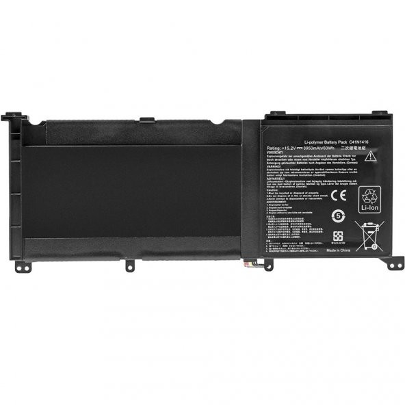 Asus G501J, G501JW, C41N1416 Notebook Bataryası - 4 Cell