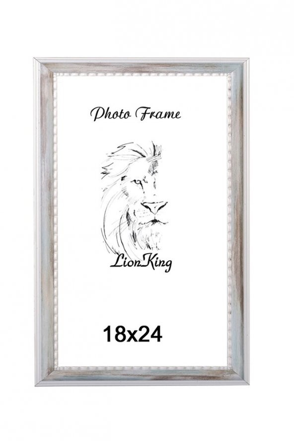 18x24 Eskitme Karışık Fotoğraf Çerçevesi - Ayaklı Ve Duvara Asılabilir Model - 1