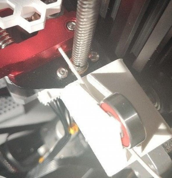 Ender 3 Pro Rulman Filament Kılavuzu Ve Yayın Sensörü Plastik Aparat - 3