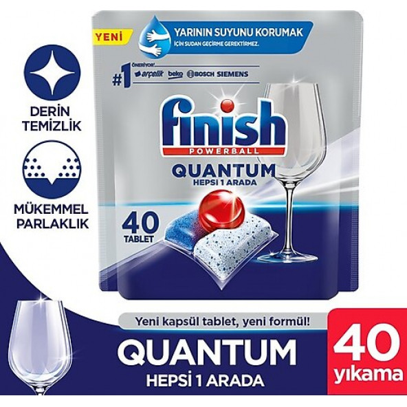 Finish Quantum Ultimate 40'lı Bulaşık Makinesi Tableti