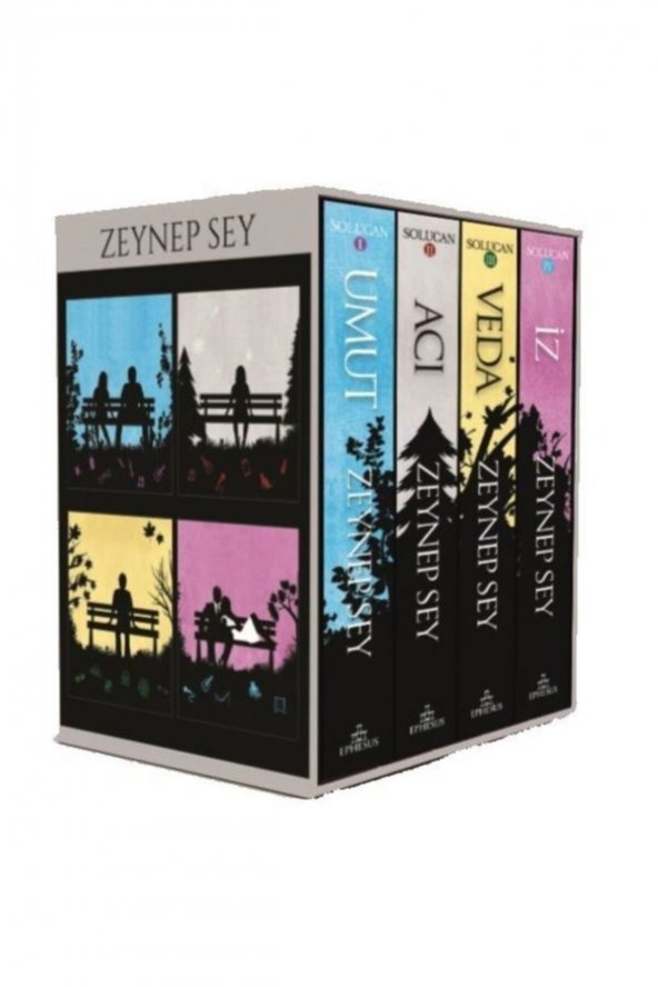 Solucan Serisi - (4 Kitap Set Ciltsiz) Imzalı - Zeynep Sey - 1