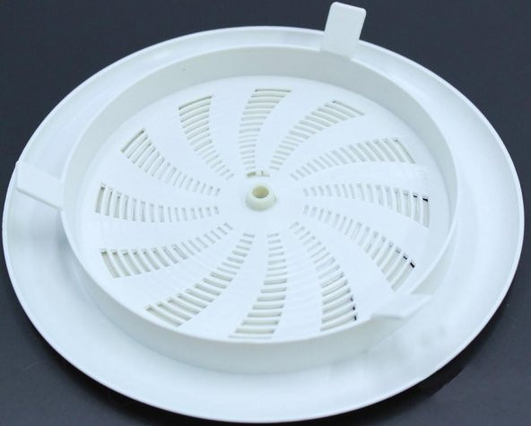 Baca Kapağı Ayarlı Dönerli Havalandırma Kombi Soba Havalık 16.5cm - 2