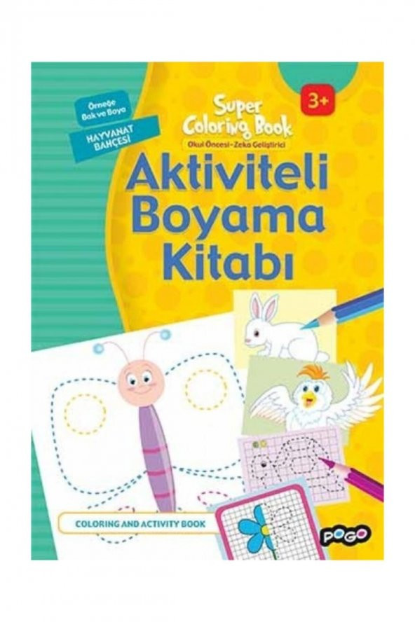 Aktiviteli Boyama Kitabı / Hayvanat Bahçesi