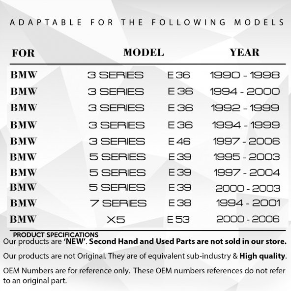 BMW E36,E46,E39,E38,E53 için Sunroof Sürgü Ray Tamir Klipsi(2Adet) - 4