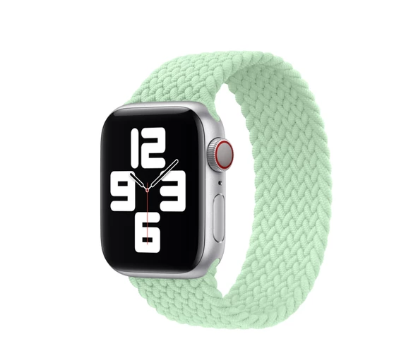 Apple Watch 40mm KRD-32 Small Hasır Örgü Dizayn Kordon - 9