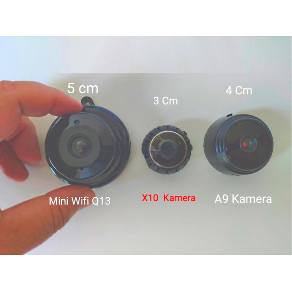 x10 Mini Wifi Uzaktan İzlenebilen En Küçük Güvenlik Kamerası - 4