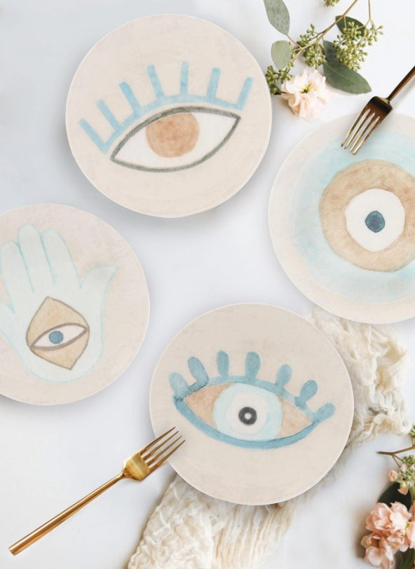 The Mia Amulet Pasta Tabağı 6lı Set - 19 cm - Resim 2