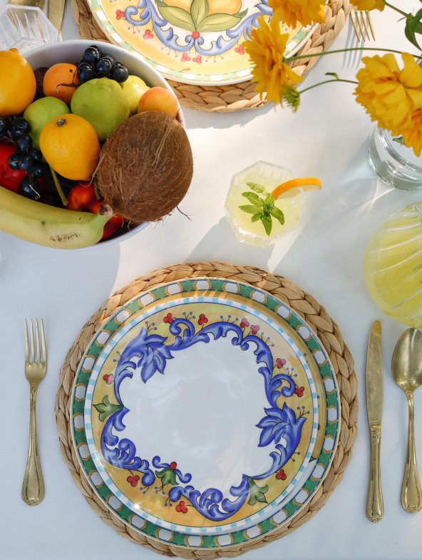 The Mia Limoncello Servis Tabağı 6lı Set 26 cm - 3