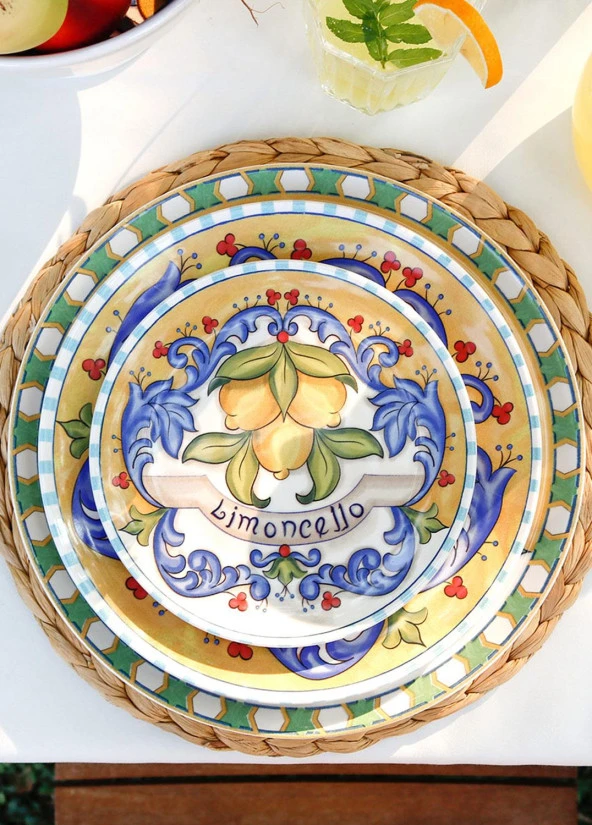 The Mia Limoncello Pasta Tabağı 6lı Set 19 cm - 4