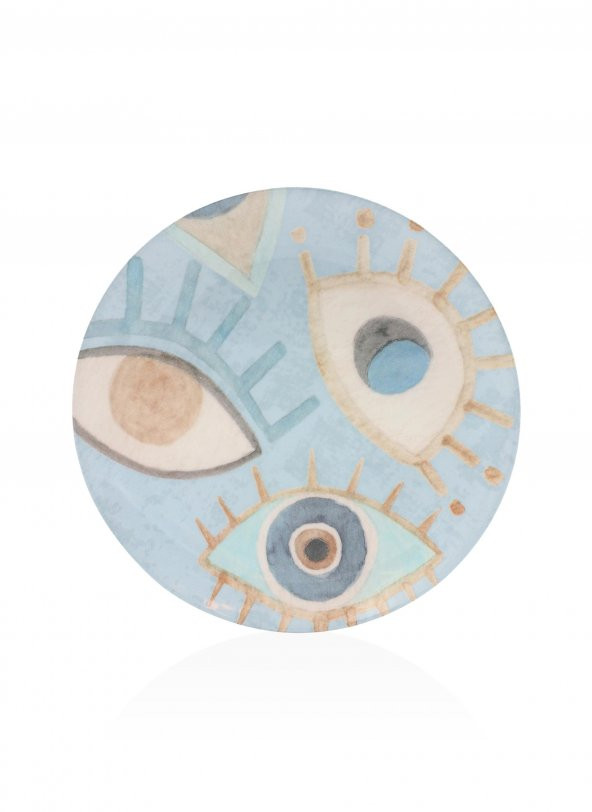 The Mia Amulet Servis Tabağı 6lı Set - 26 cm - 2