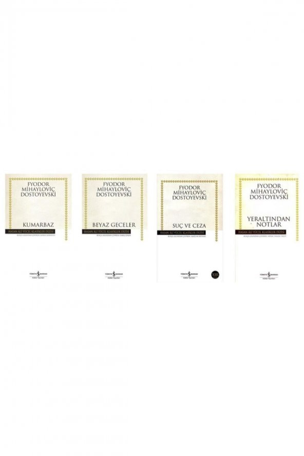 Yeraltından Notlar / Suç Ve Ceza / Beyaz Geceler / Kumarbaz (4 Kitap Set)