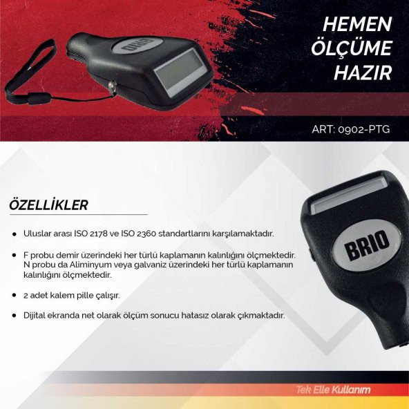 Brio Boya Kalınlık Ölçme Cihazı - 4