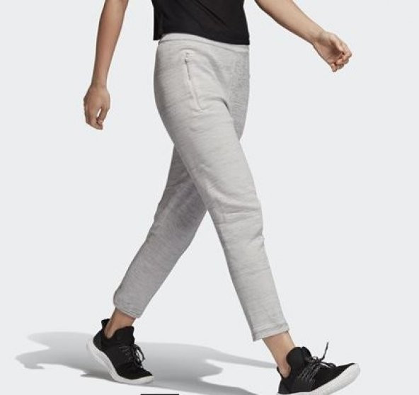 adidas W Z.N.E Knit Pant Kadın Eşofman Altı GRİ - CW1544 - 2