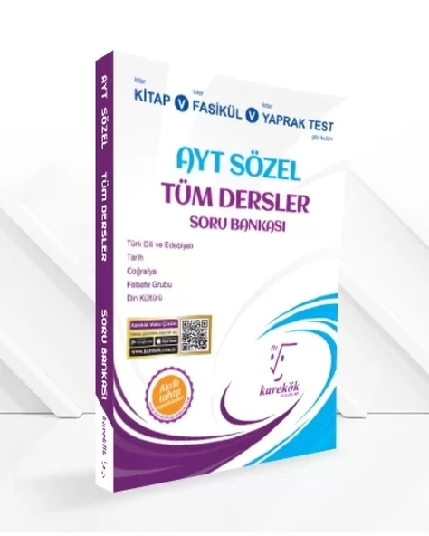 AYT TÜM DERSLER SORU BANKASI (SÖZEL)