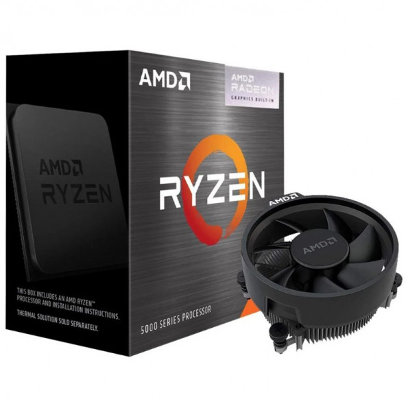 AMD Ryzen 7 5700G 3.8GHz (Turbo 4.4GHz) 8 Core 16 Threads 20MB Cache 7nm AM4 İşlemci - Kutulu Fanlı