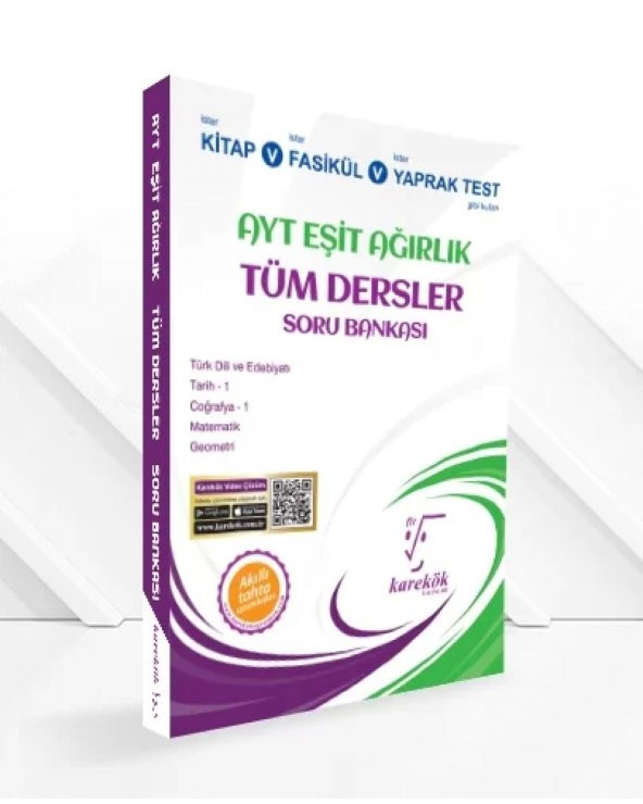 AYT TÜM DERSLER SORU BANKASI (EŞİT AĞIRLIK)