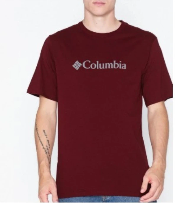 Columbia Csc Basic Logo™ Shirt Erkek Tişört BORDO - 3