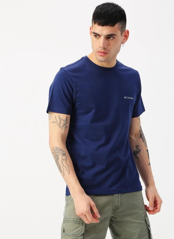 Columbia Kısakol T-Shirt Lacivert - 3