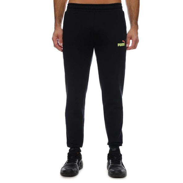 Puma Ess 2 Col Logo Pants Erkek Siyah Eşofman Altı