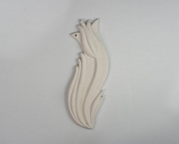 Lale Tabtab Seramik Bisküvi | Boyanabilir Obje (Ham Ürün) ürün görseli