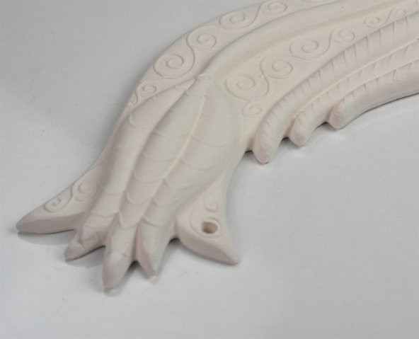 Lale Tabtab Seramik Bisküvi | Boyanabilir Obje (Ham Ürün) - Resim 2