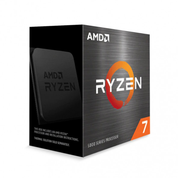AMD Ryzen 7 5700X 3.4GHz (Turbo 4.6GHz) 8 Core 16 Threads 32MB Cache 7nm AM4 İşlemci - Kutulu