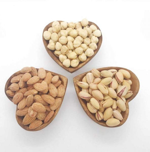 3'lü Karışık Kuruyemiş ( Fındık + Badem + Siirt Fıstığı ) 2250 Gram