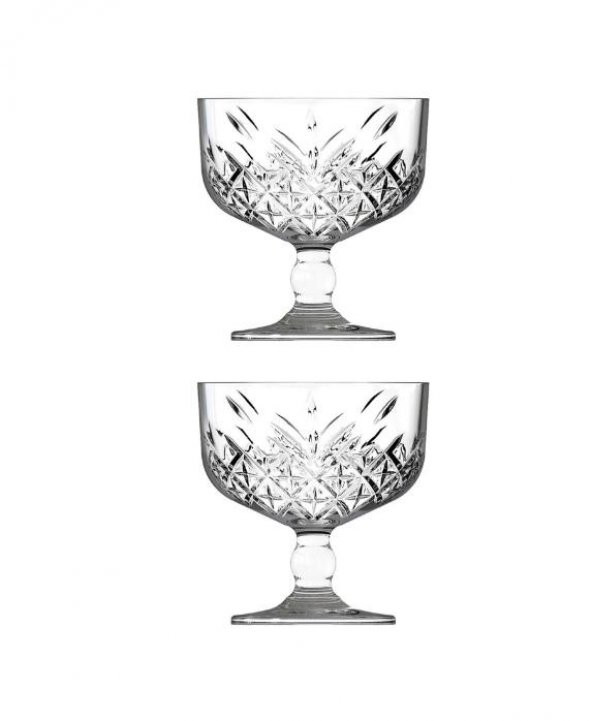 Paşabahçe 440211 Timeless Sade Dondurmalık Ayaklı Sunum Kase 2 Adet - 3