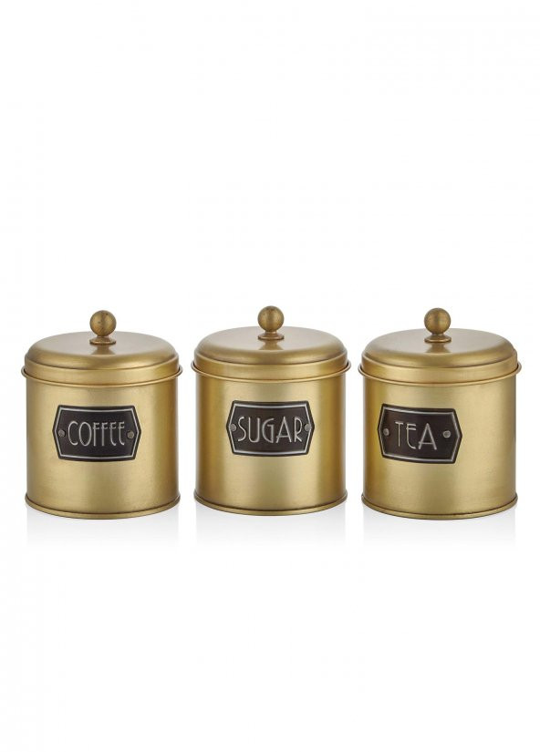 The Mia Çay Şeker Kahve Kavanozu 1,70 Lt Gold - 2
