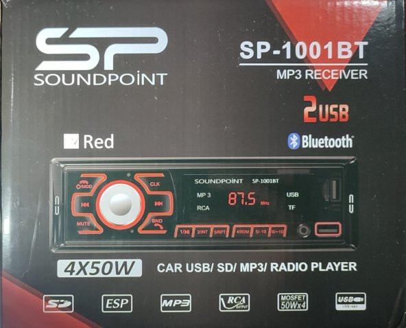 SP  Oto Teyp Bluetooth Usb Sd Aux Çift Usb
