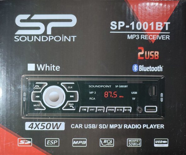 SP  Oto Teyp Bluetooth Usb Sd Aux Çift Usb - 2
