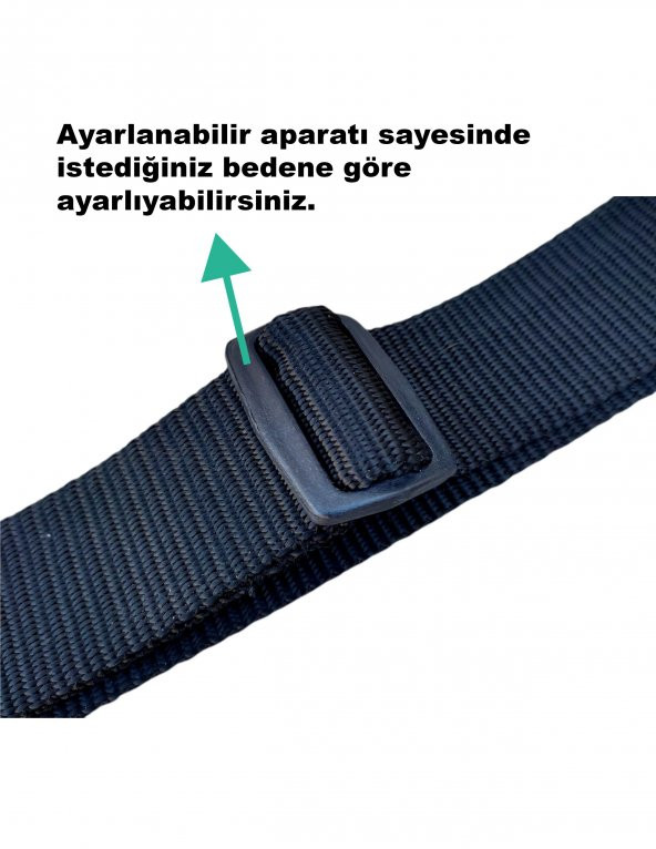 Bez Kemer Plastik Klipsli Anti Alerjik Taktikal Tarz Ayarlanabilir 8683255011582 - 3