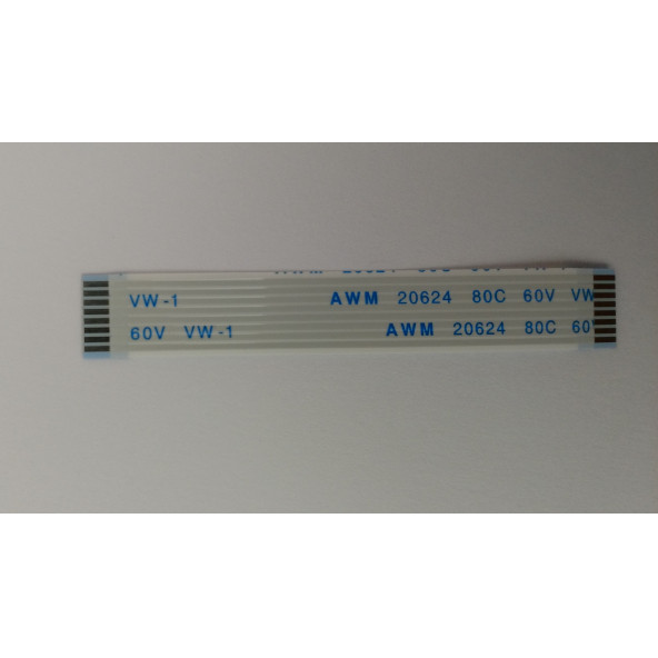 Awm 20624 80C 60V Vw-1 Flex Kablo 8 pinli , 1 mm adımlı, 6 santim 8-1-6A ürün görseli 1