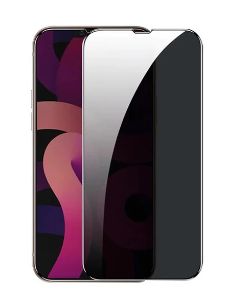 Vendas iPhone 13 Mini Uyumlu (13 Mini) Privacy Hayalet Temperli Cam Ekran Koruyucu
