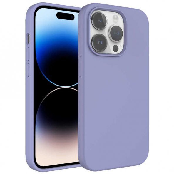 Vendas iPhone 14 Pro Max Uyumlu (14 Pro Max) Kivi Serisi Water Tecnology Kamera Çıkıntılı Silinebilir Pastel Colour Sert Silikon Kılıf
