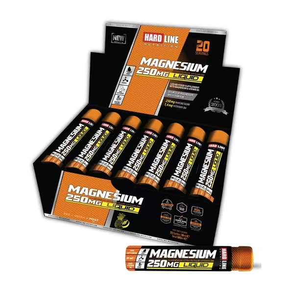 Hardline Magnesium Liquid 250 Mg 30mL 20 Adet - 2