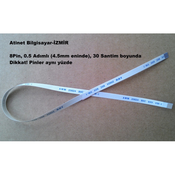 ASUS F542B F542BP F542U F542UA F542UF F542UN F542UQ F542UR Touchpad Flex Kablosu 8-0.5-30A