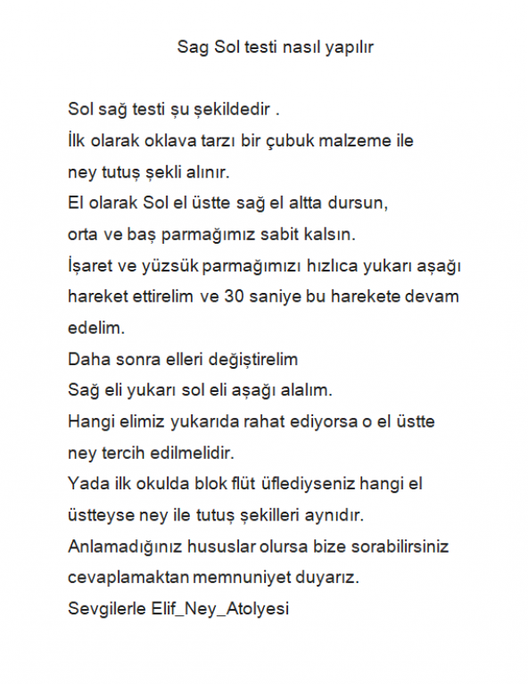 Elif Ney Lale serisi Yıldız (Do)  Sağ el üstte - anahtarlık hediyeli - 4