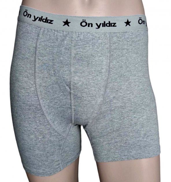 3lü paket Siyah, Beyaz, Gri Esnek Kumaş Likralı Erkek Boxer