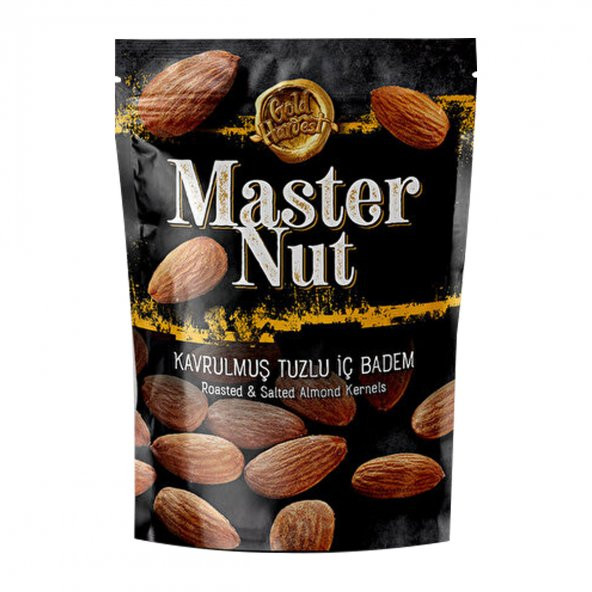 Master Nut Kavrulmuş Tuzlu İç Badem 150 Gr