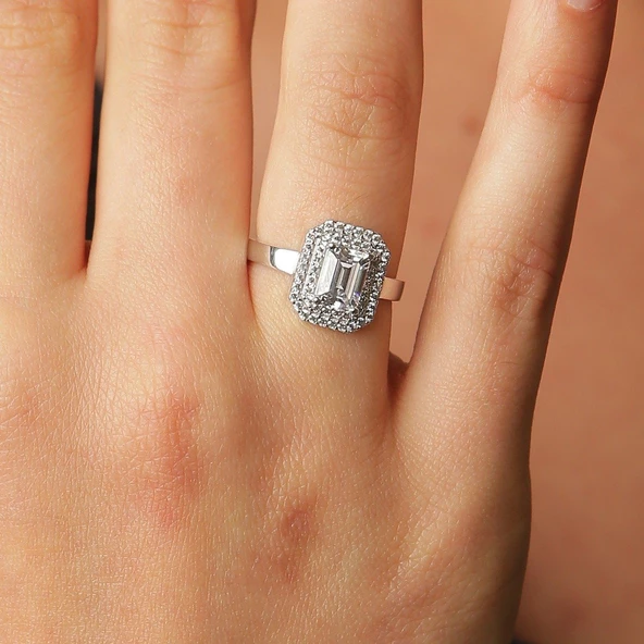 Baget Taşlı Yüzük ürün görseli 1