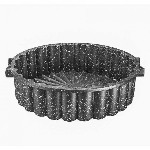 TANTİTONİ GRİ GRANİT DÖKÜM KULPLU DİLİMLİ TART KALIBI 26CM