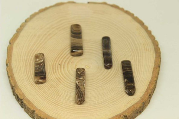 Çikolata Kalsit Taşı Kısa Çubuk - 3