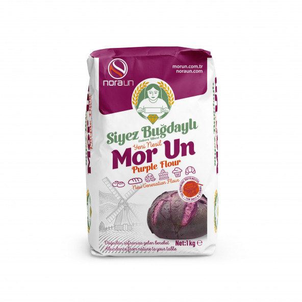 MOR SİYEZ UNU 1 KG