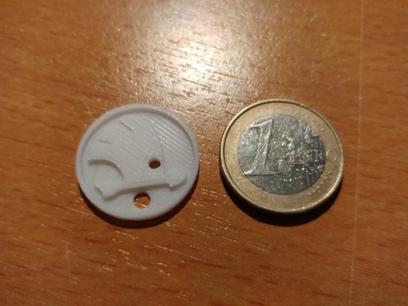 SKODA Alışveriş sepeti jeton jetonu 1 € alışveriş fişi - 1