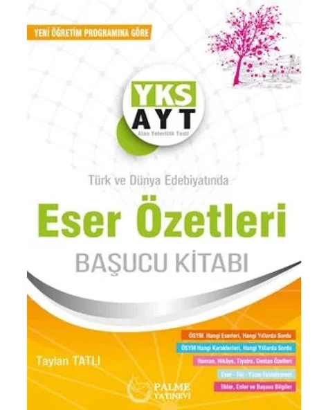 AYT ESER ÖZETLERİ BAŞUCU KİTABI
