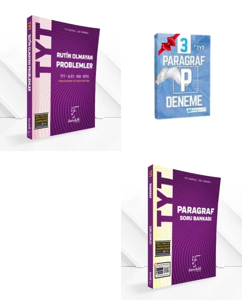 TYT Rutin Olmayan Problemler ve Paragraf Soru Bankası ürün görseli